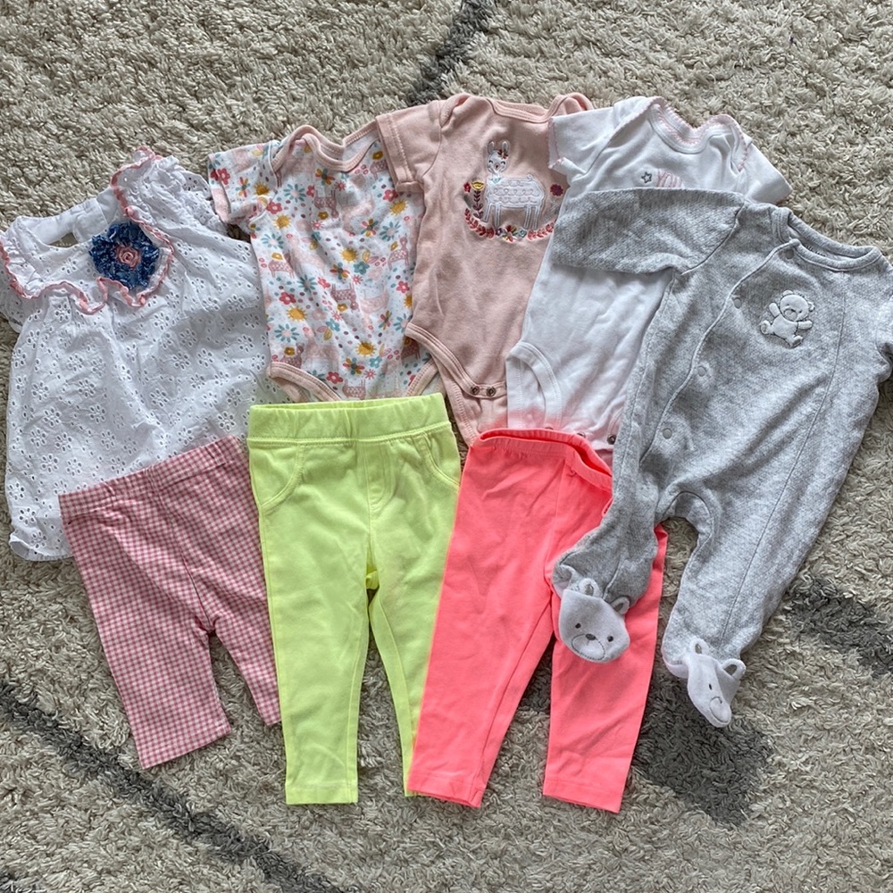 Baby 3 - 9 months bundle - Pippa & Julie, Cat & Jack, Carter’s, Chick Pea